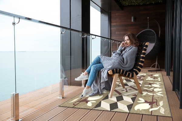 Tapis d'extérieur Tuiles magnolia