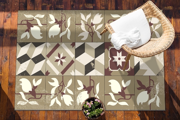 Tapis d'extérieur Tuiles magnolia