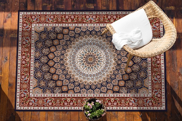Tapis pour terrasse Mandala hypnotisée