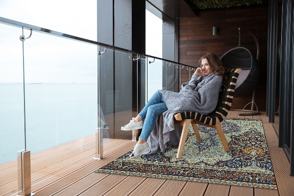 Tapis outdoor Beaux détails turcs