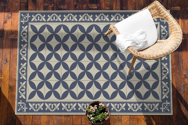 Tapis jardin Modèle d'azulejos