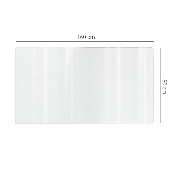 Verre souple pour bureau