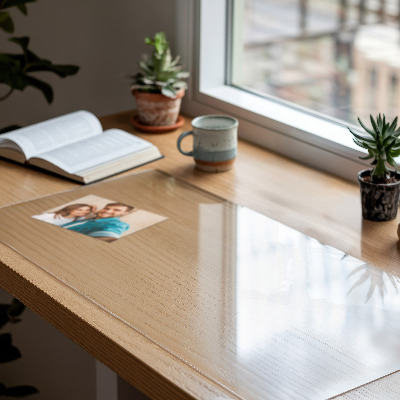 Verre souple pour bureau