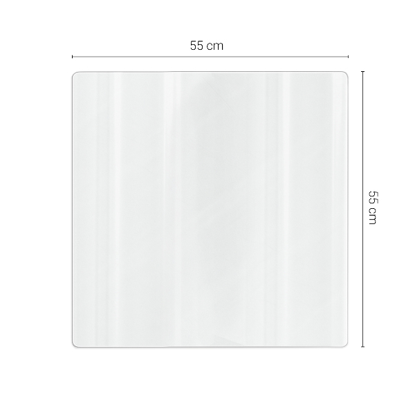 Verre souple pour bureau