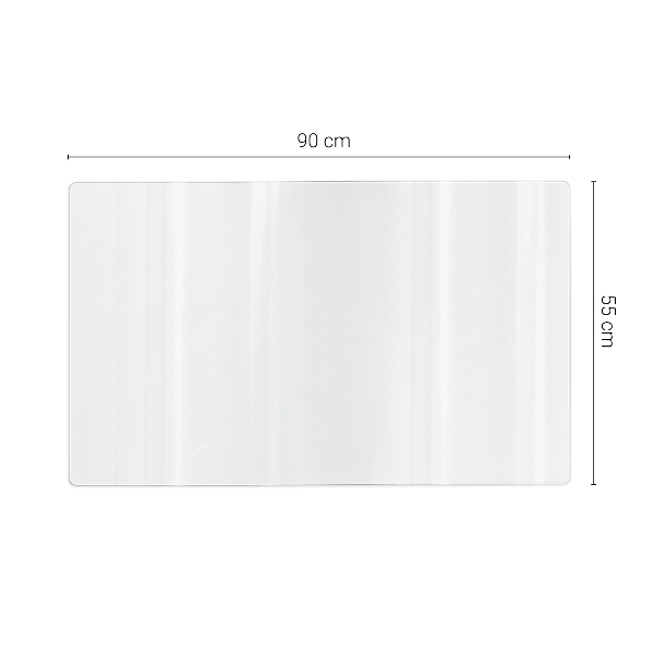Verre souple pour bureau