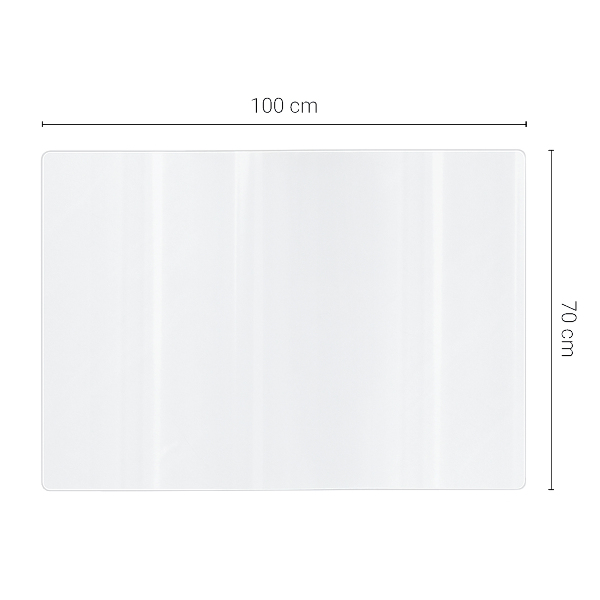 Verre souple transparent