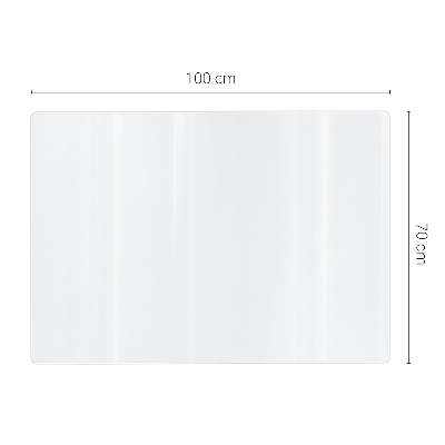 Verre souple transparent