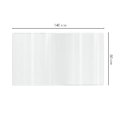 Verre souple transparent