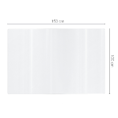 Verre souple transparent