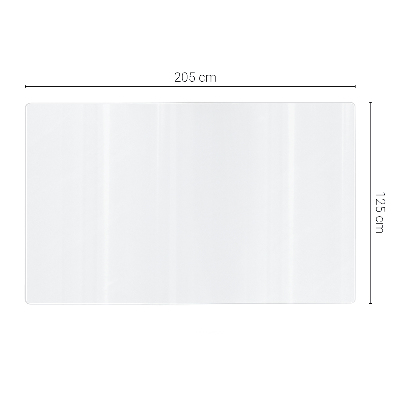 Verre souple transparent