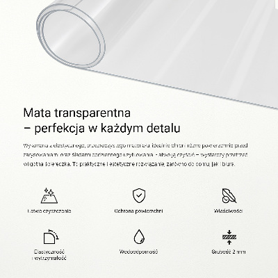 Verre souple transparent