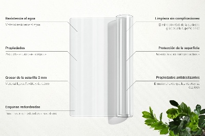 Verre souple transparent