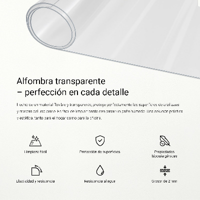 Verre souple transparent