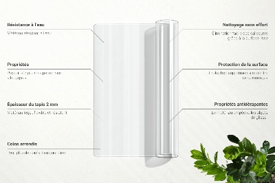Verre souple transparent