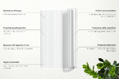 Verre souple transparent