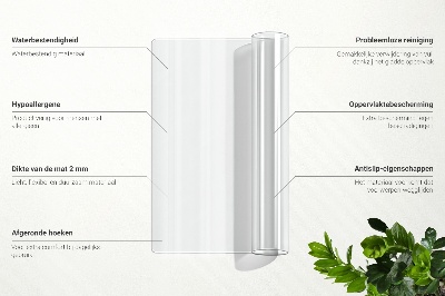Verre souple transparent