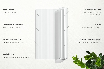 Verre souple transparent