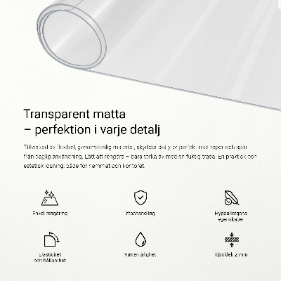 Verre souple transparent