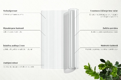 Verre souple transparent