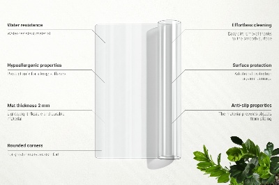 Verre souple transparent