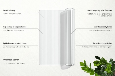 Verre souple transparent