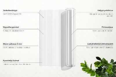 Verre souple transparent