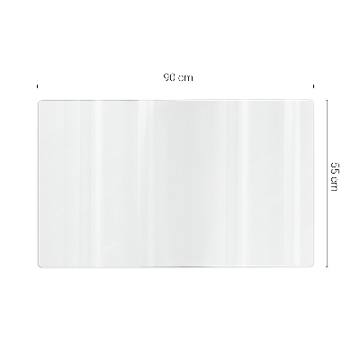 Verre souple transparent