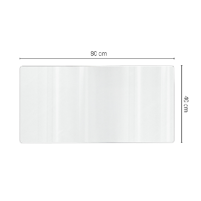 Verre souple transparent