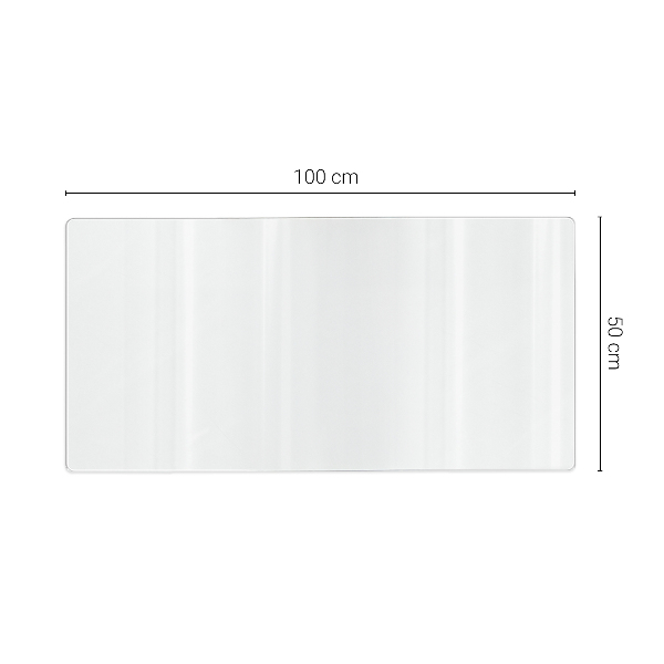 Verre souple transparent