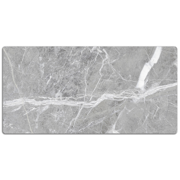 Tapis de bureau Marbre gris