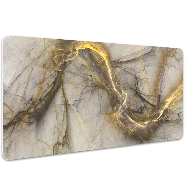 Tapis de bureau Golden marbre