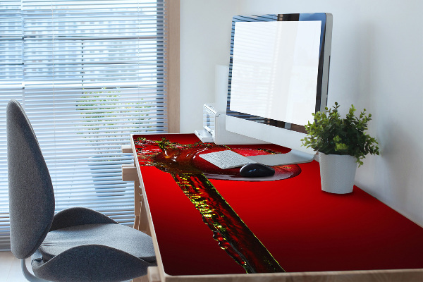 Tapis de bureau Pomme rouge