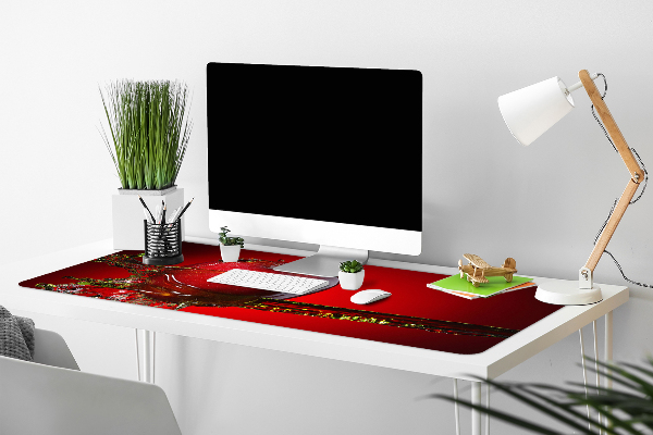 Tapis de bureau Pomme rouge