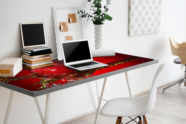 Tapis de bureau Pomme rouge