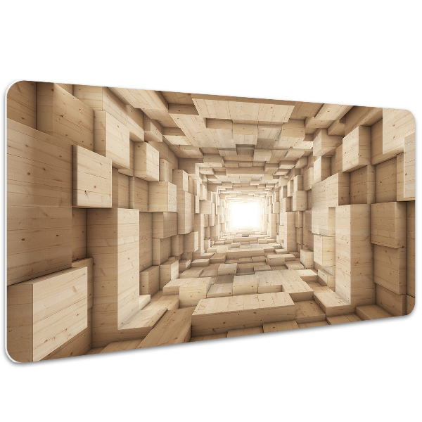 Protège bureau Bois d'abstraction