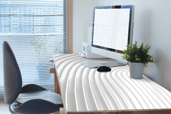 Tapis de bureau Gourmet blanc