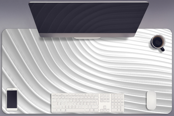 Tapis de bureau Gourmet blanc
