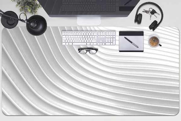 Tapis de bureau Gourmet blanc