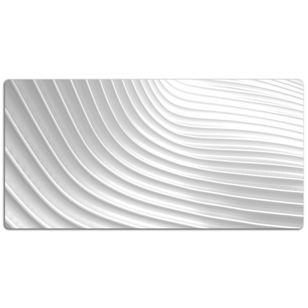 Tapis de bureau Gourmet blanc