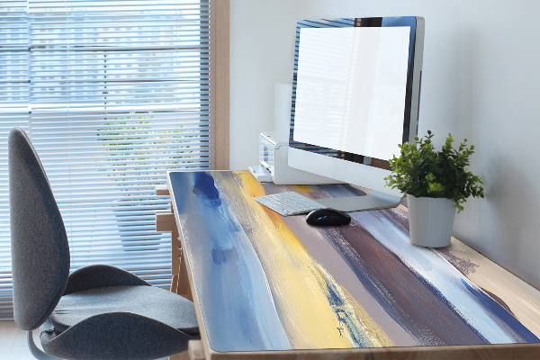 Sous-main bureau Ciel peint