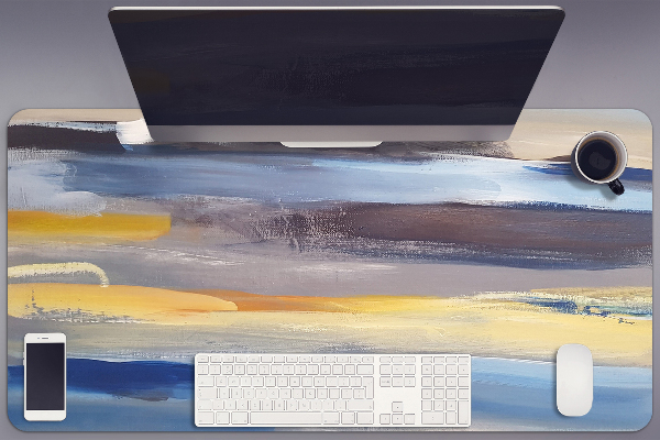 Sous-main bureau Ciel peint