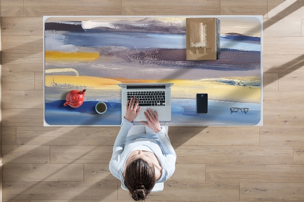 Sous-main bureau Ciel peint