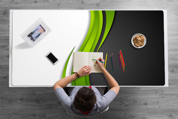 Sous main de bureau Abstraction