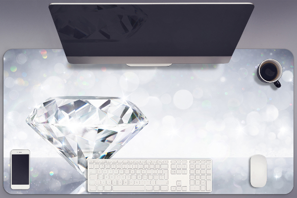 Sous main de bureau diamant
