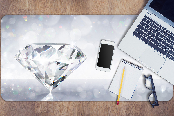 Sous main de bureau diamant