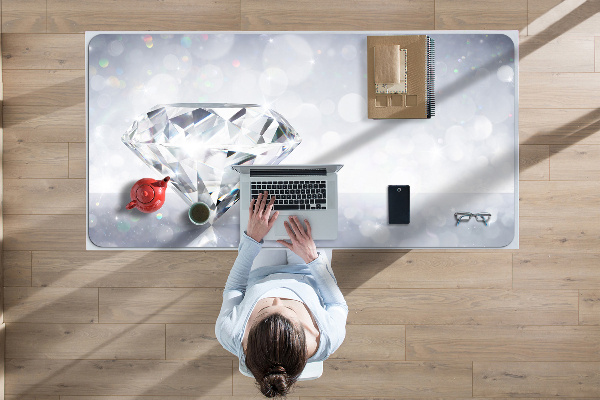 Sous main de bureau diamant