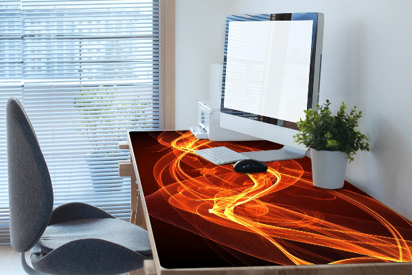 Sous-main bureau flamme rouge