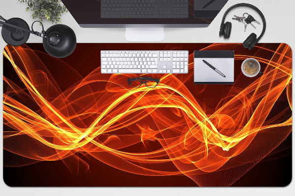 Sous-main bureau flamme rouge