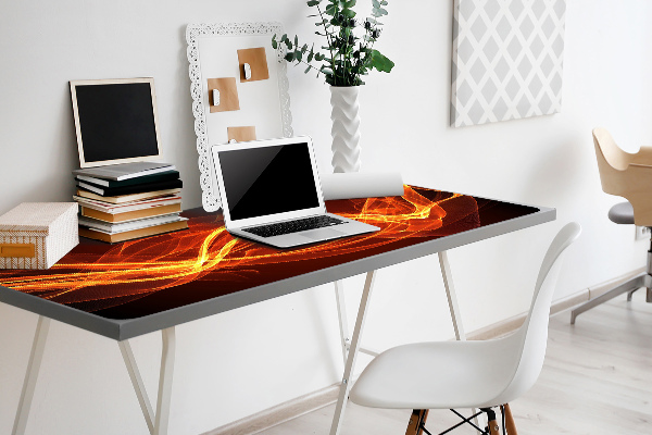 Sous-main bureau flamme rouge