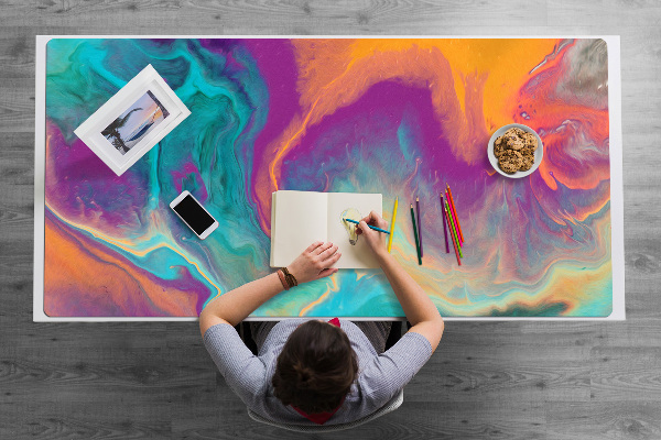 Sous-main bureau Modèles colorés